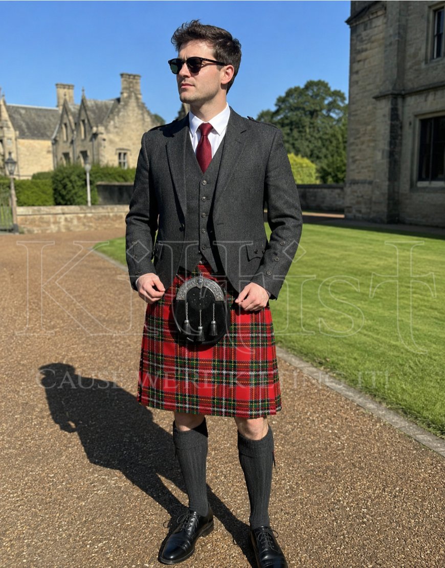 Men's Traditional Gillespie Tartan Kilt
