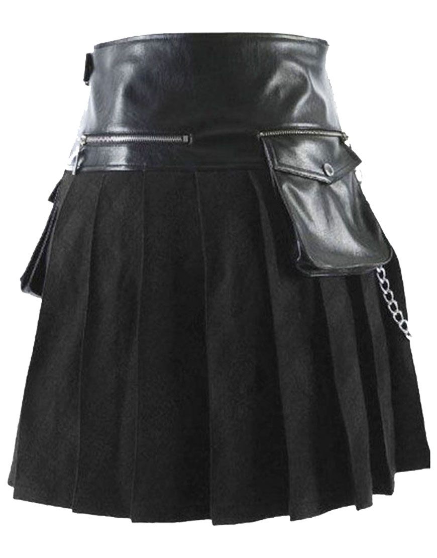 Gladiator Viking Leather Kilt	