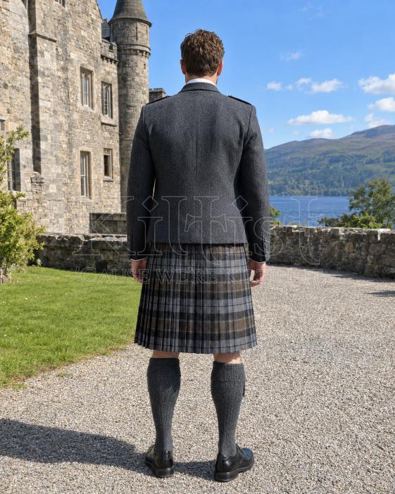 Weathered Tartan Graham of Menteith Kilt