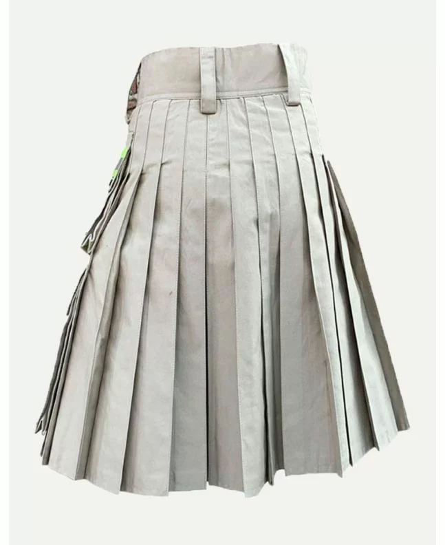 Gray Firefighter Utility Kilt