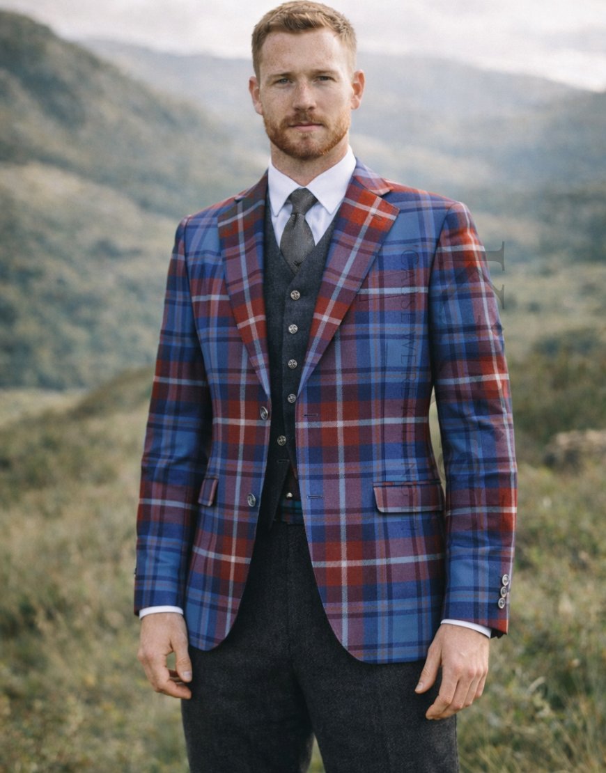 Grier - Greer Tartan Blazer Jacket