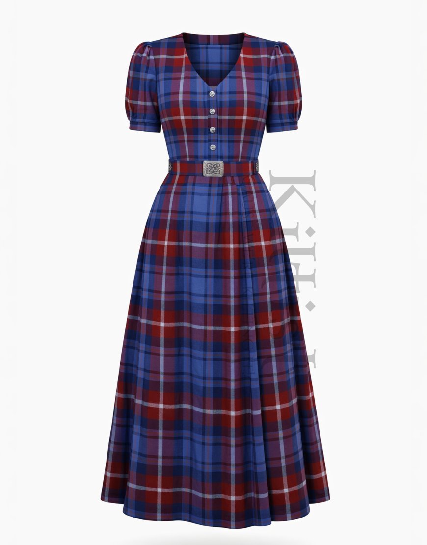 Greer Tartan Dress for Women 