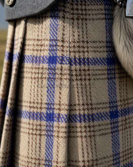 Tartan Burberry Check Kilt for Men