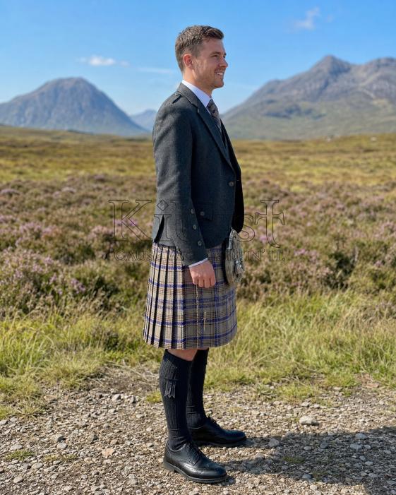 Men’s Burberry Check Tartan Kilt
