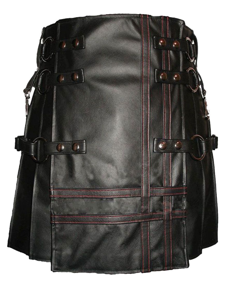 Heavy-Duty Francis Leather Kilt	