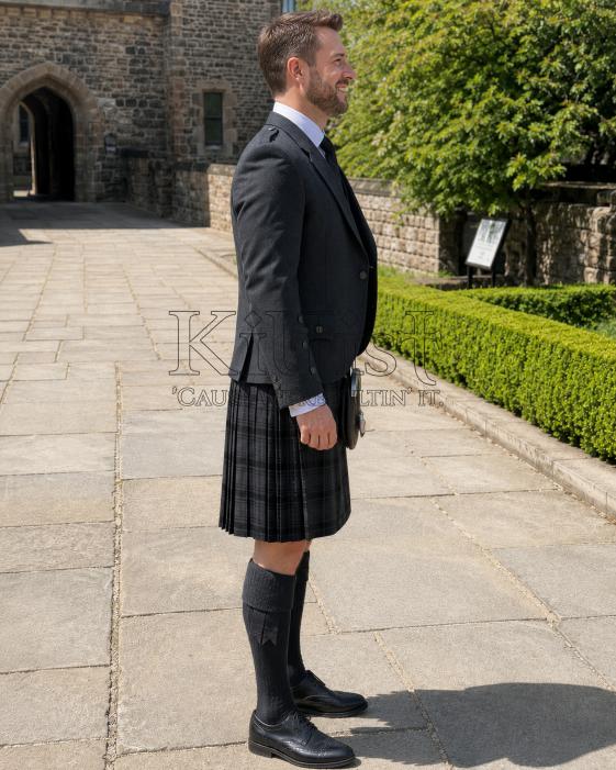 Tartan Highland Granite Kilt for Men