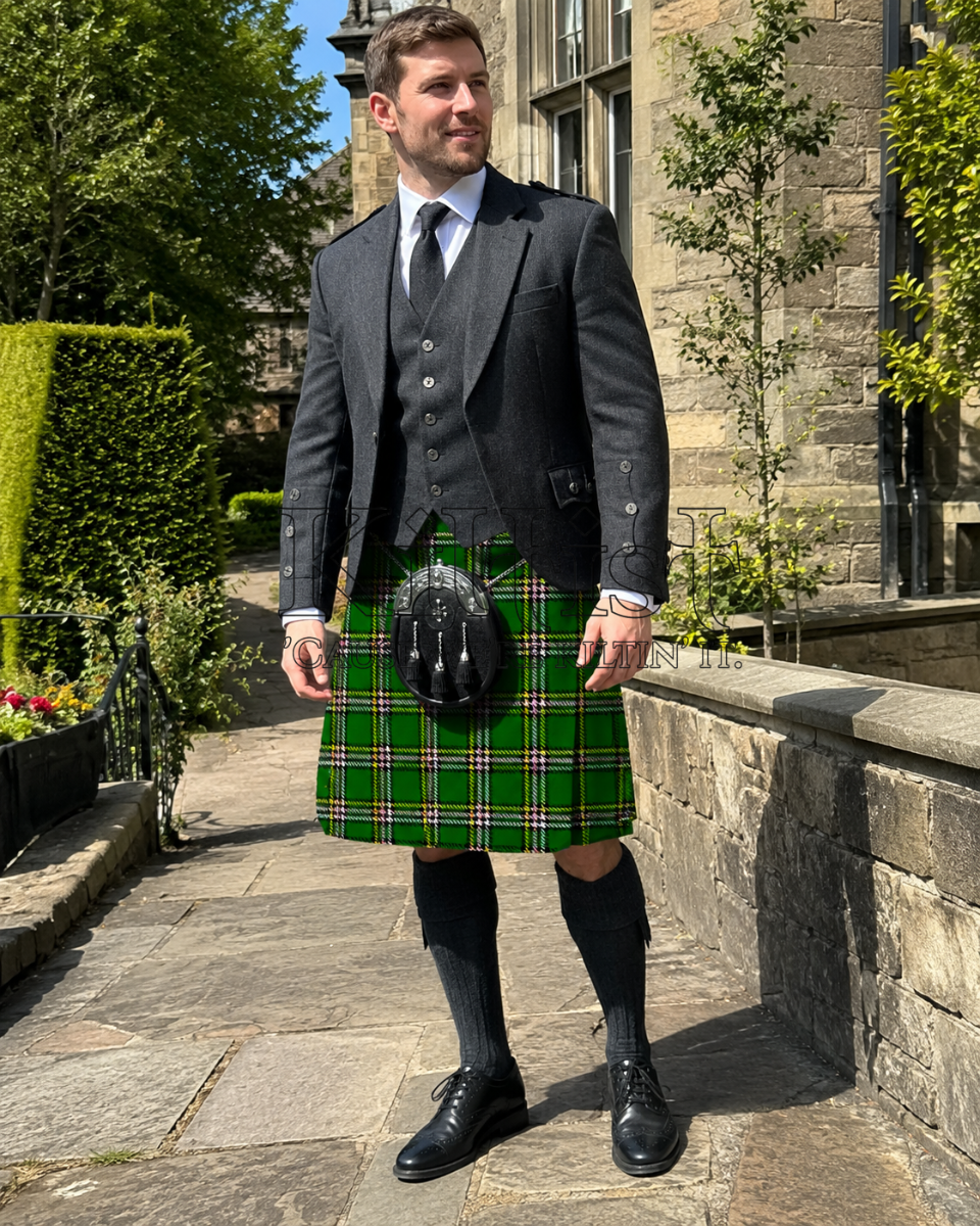 Tartan Irish National Kilt for Men