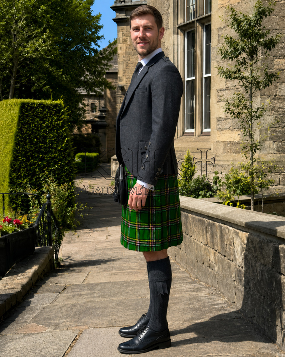 National Irish Tartan Kilt for Men