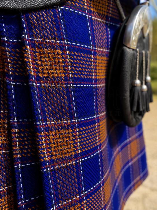 Blue Rust Tartan Men’s Kilt