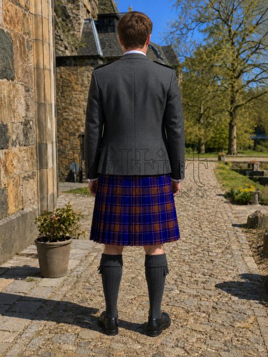 Tartan Kilt for Blue Rust Men