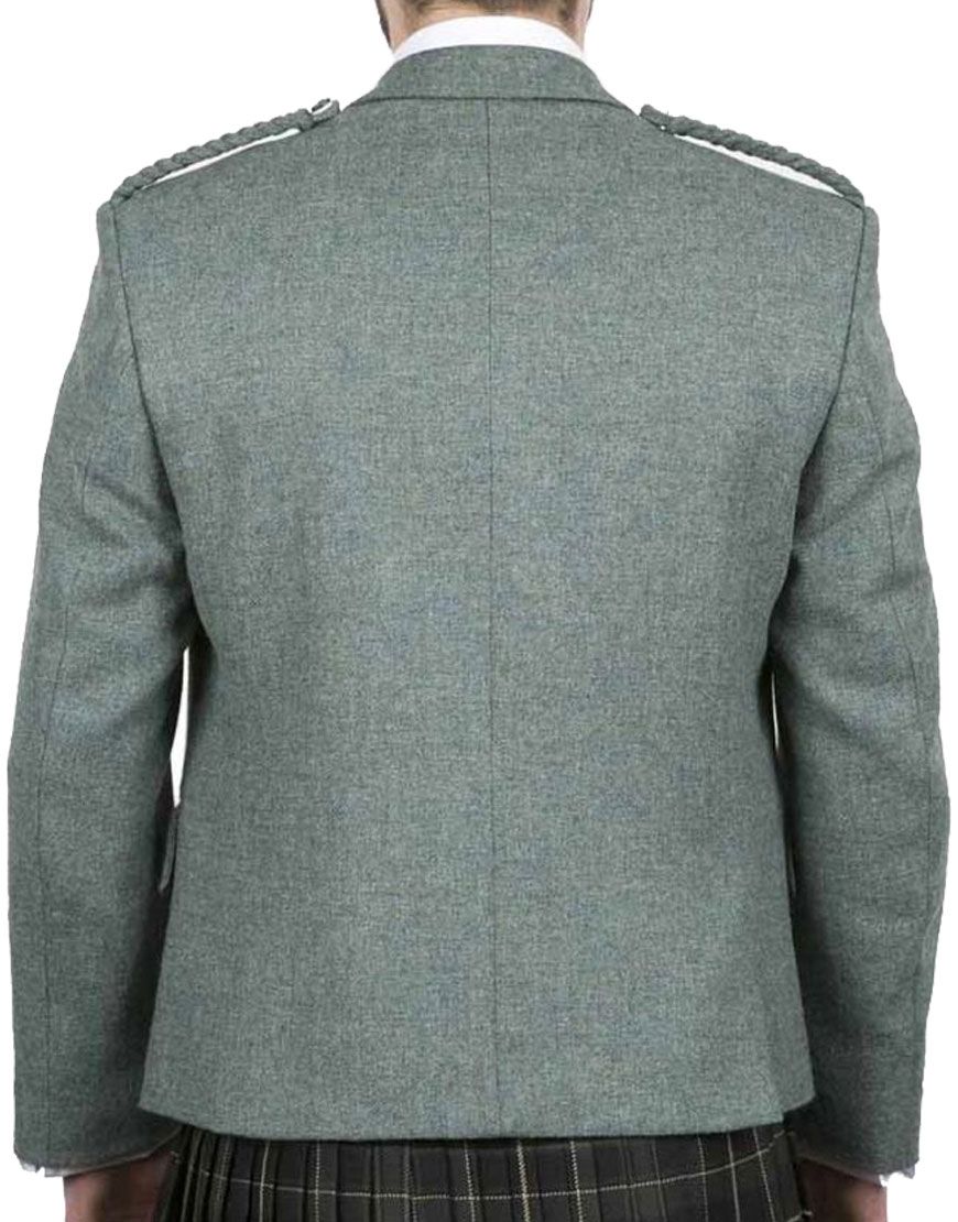 Lovat Green Crail Argyle Jacket With Waistcoat