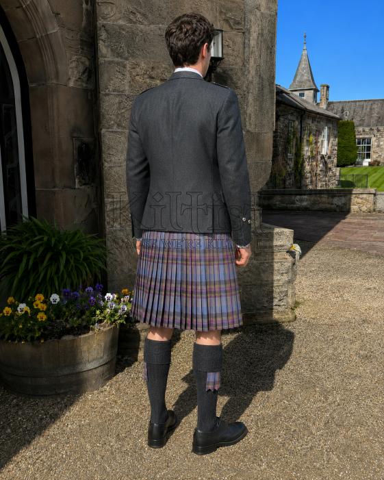 Men’s Kilt in Lavender Mist Tartan