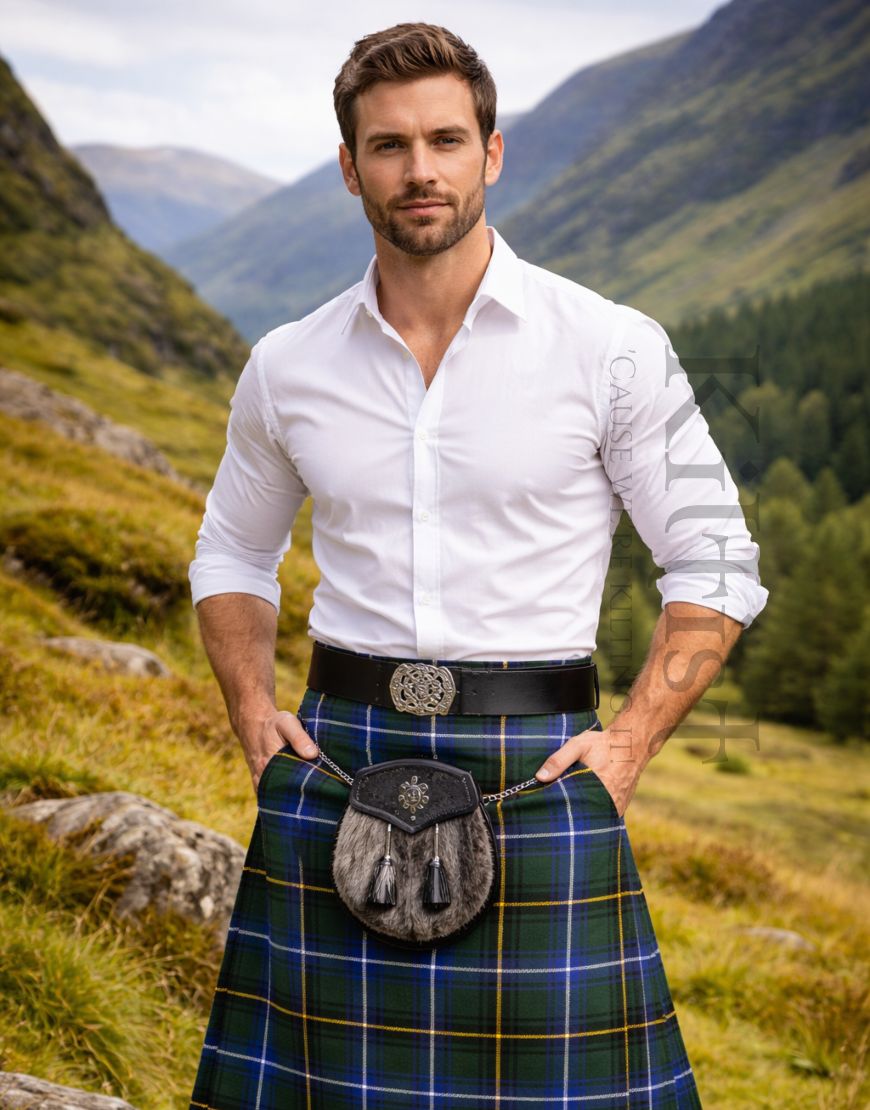 Henderson Tartan Kilt Man