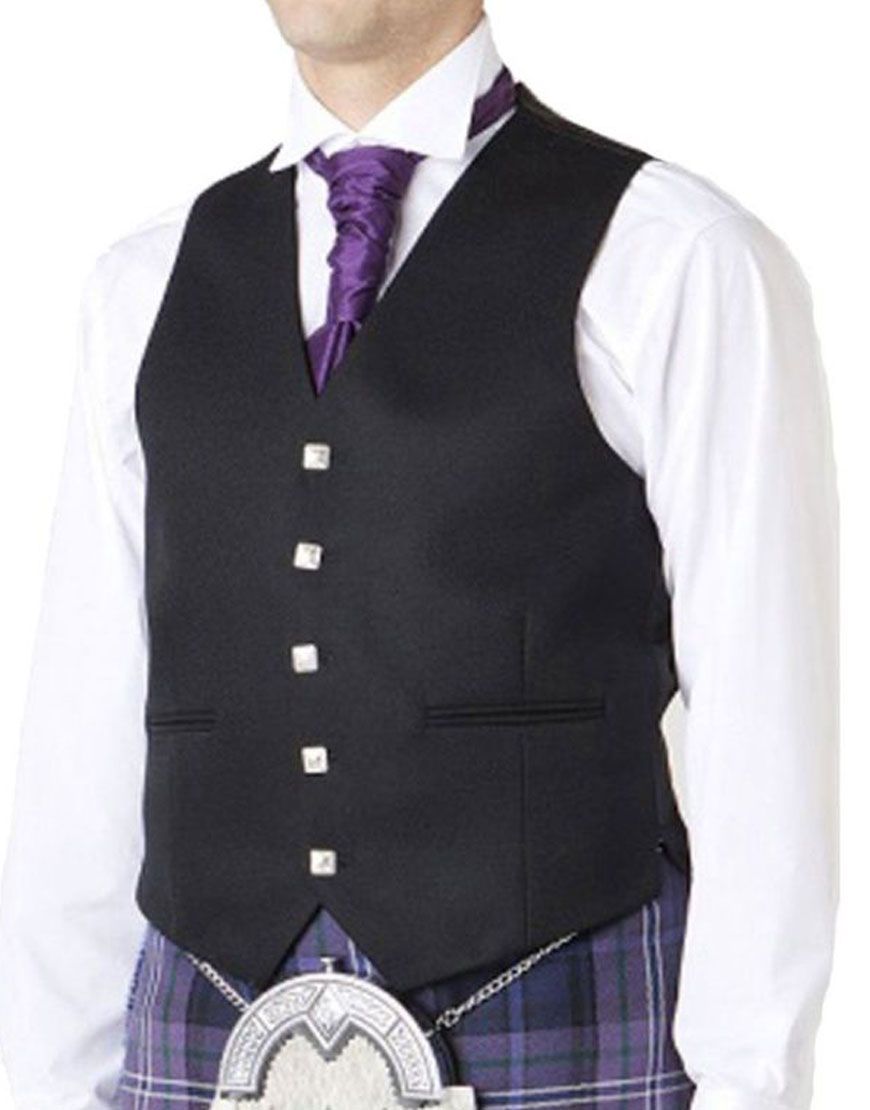 Men's Prince Charlie Kilt Jacket With Vest
