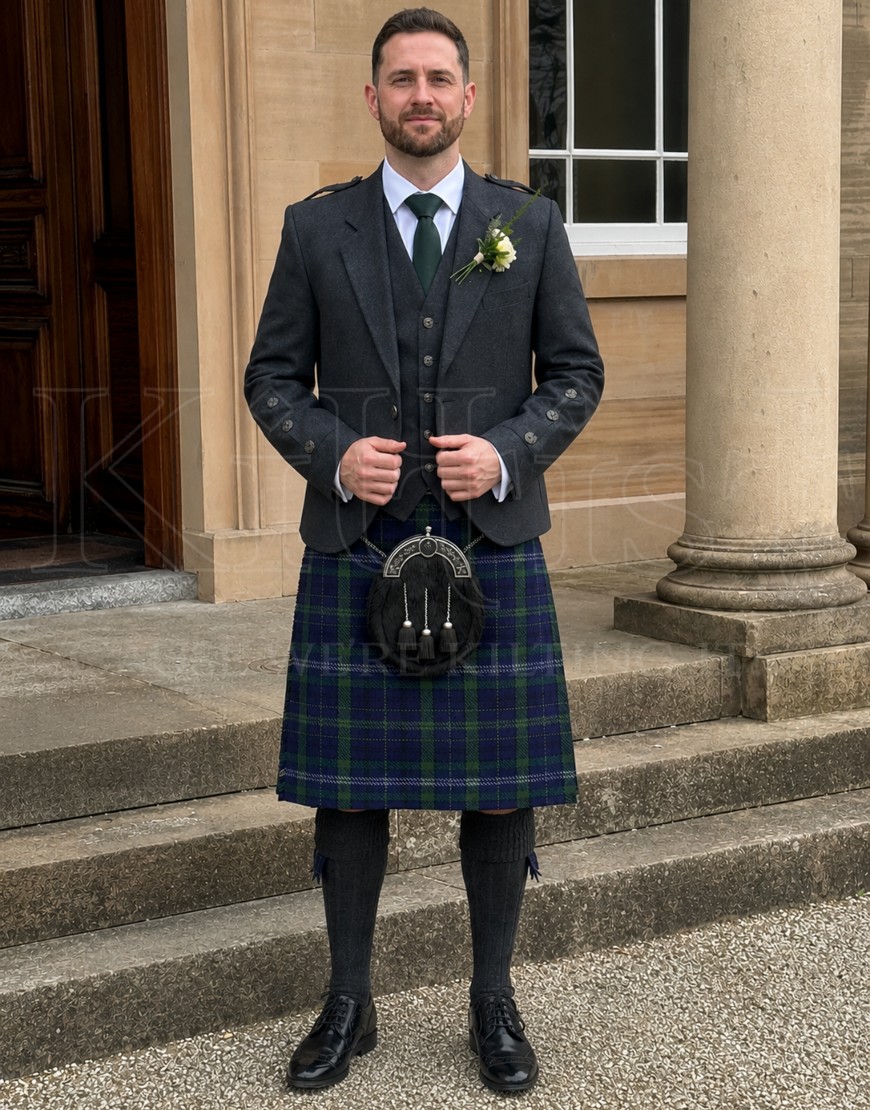 Davies of Wales Tartan Kilt