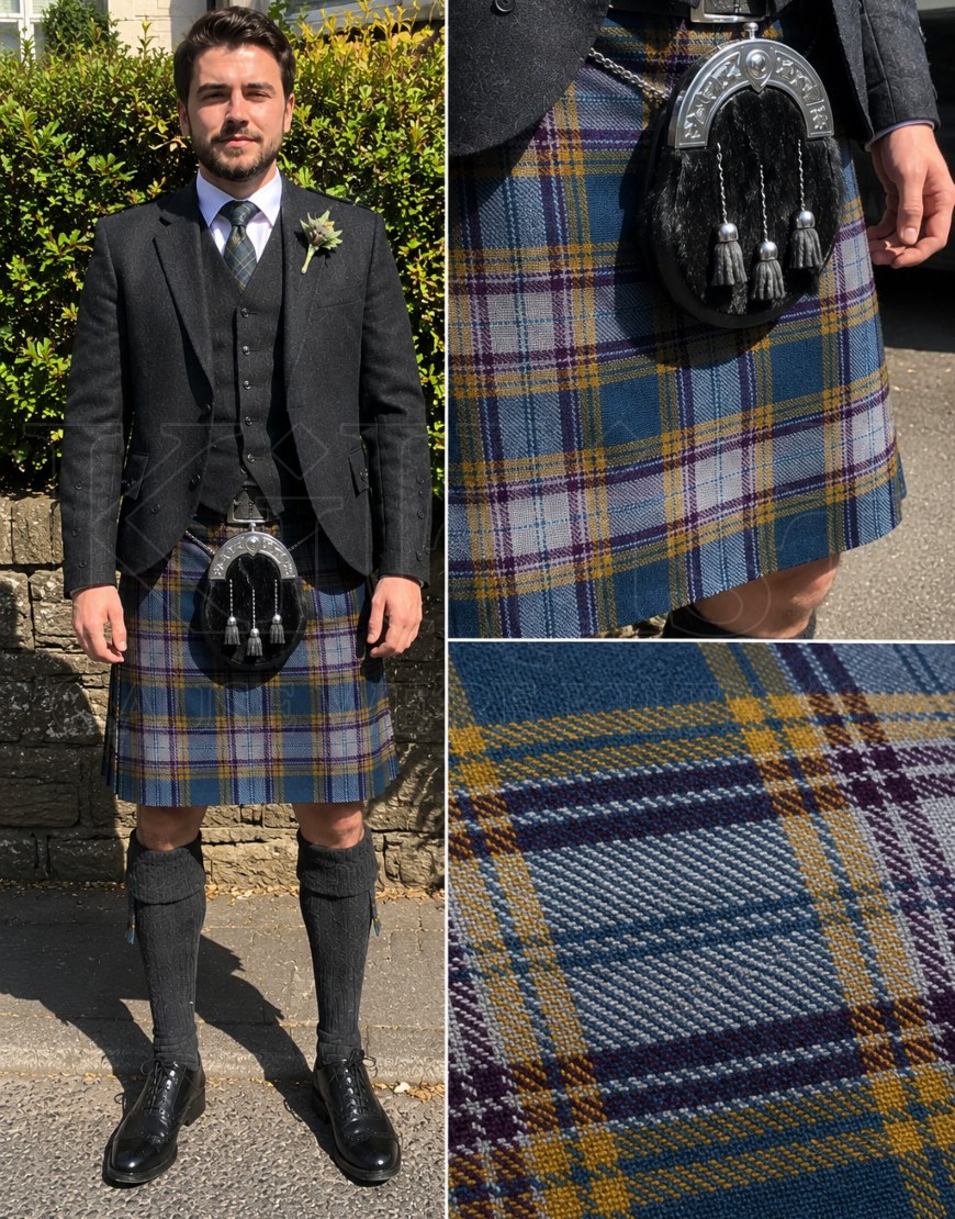 Men's Traditional Dunn Tartan Kilt