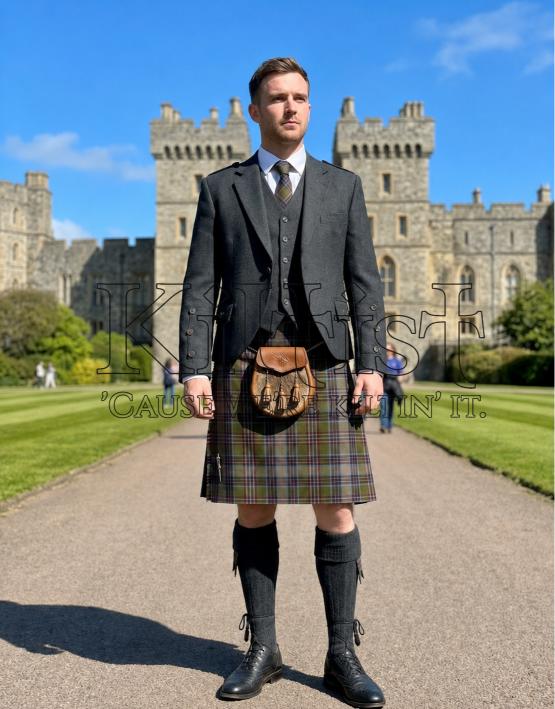 Tartan Moorland Heritage Kilt for Men