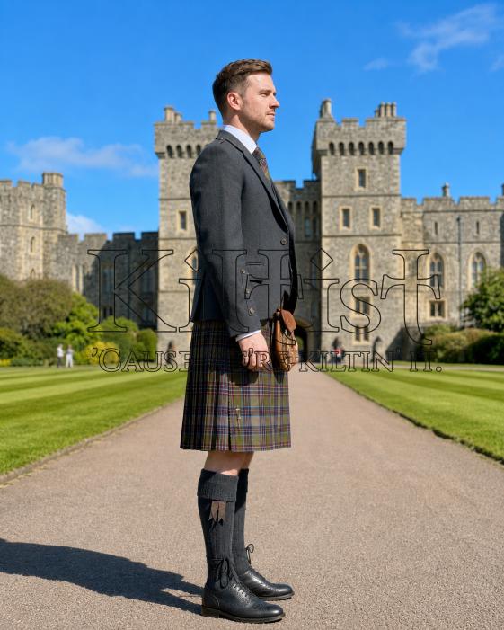Heritage Moorland Tartan Kilt for Men