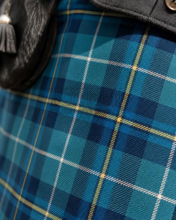 Men’s Kilt in Turquoise Mist Tartan