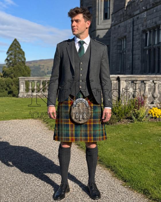 Heritage Tartan Woodland Kilt for Men