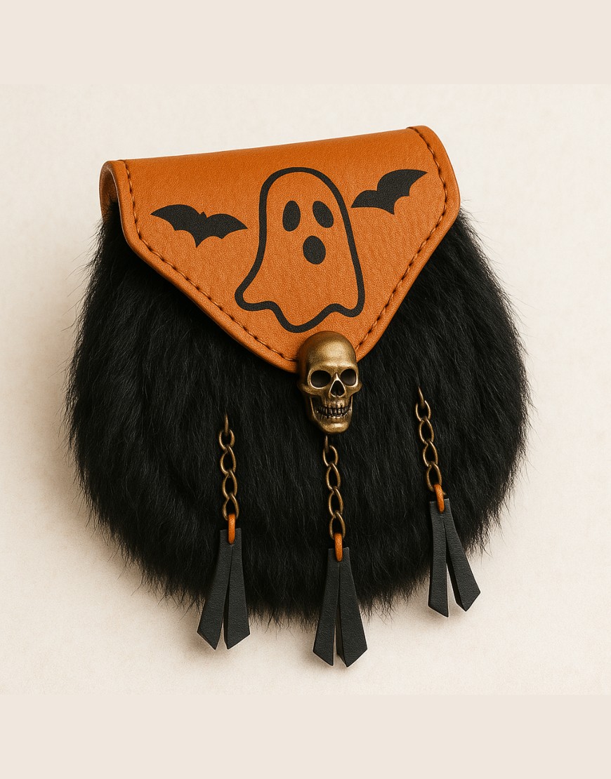 Night-Wraith Halloween Fur Sporran
