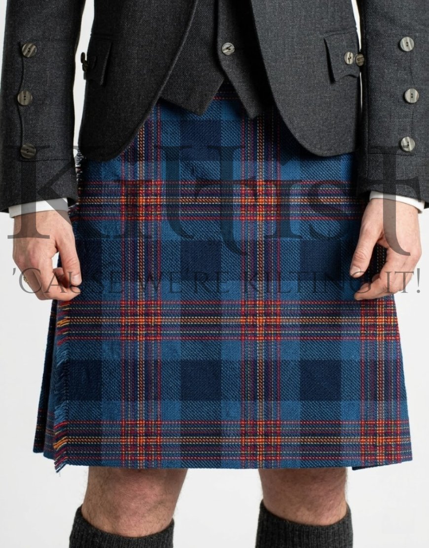 No Scotland No Party Tartan Kilt for Men