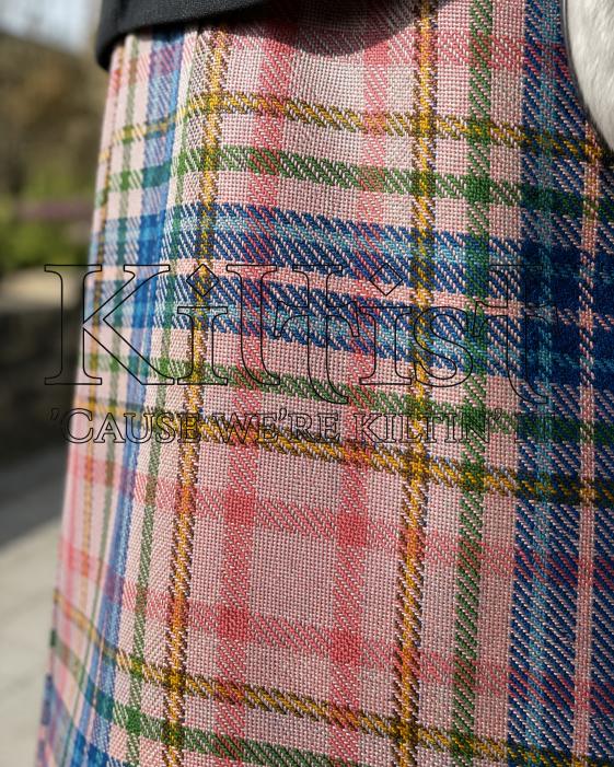 Pink Castle Tartan Kilt for Men