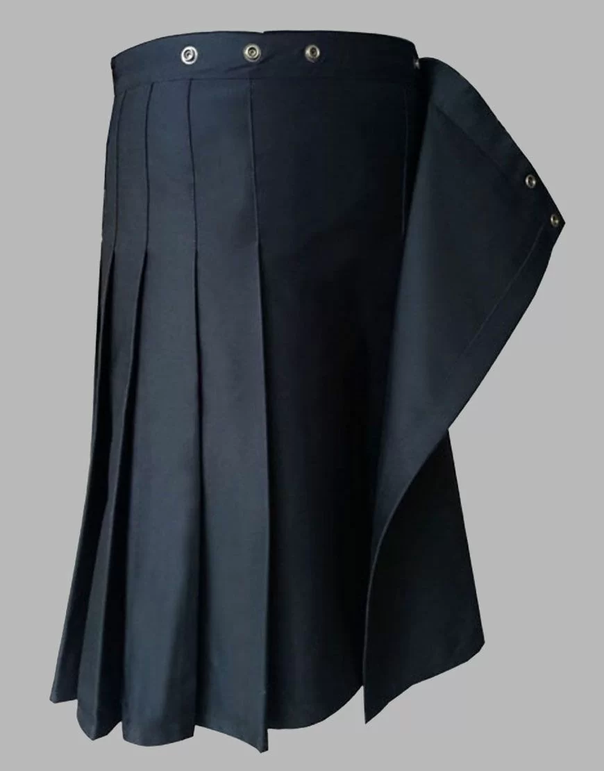 Police Black Utility Kilt