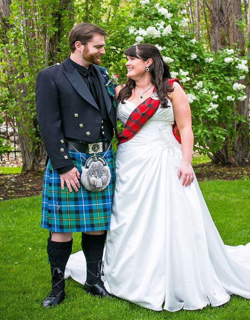 Premium Prince Charlie Wedding Kilt Outfit Package Deluxe	