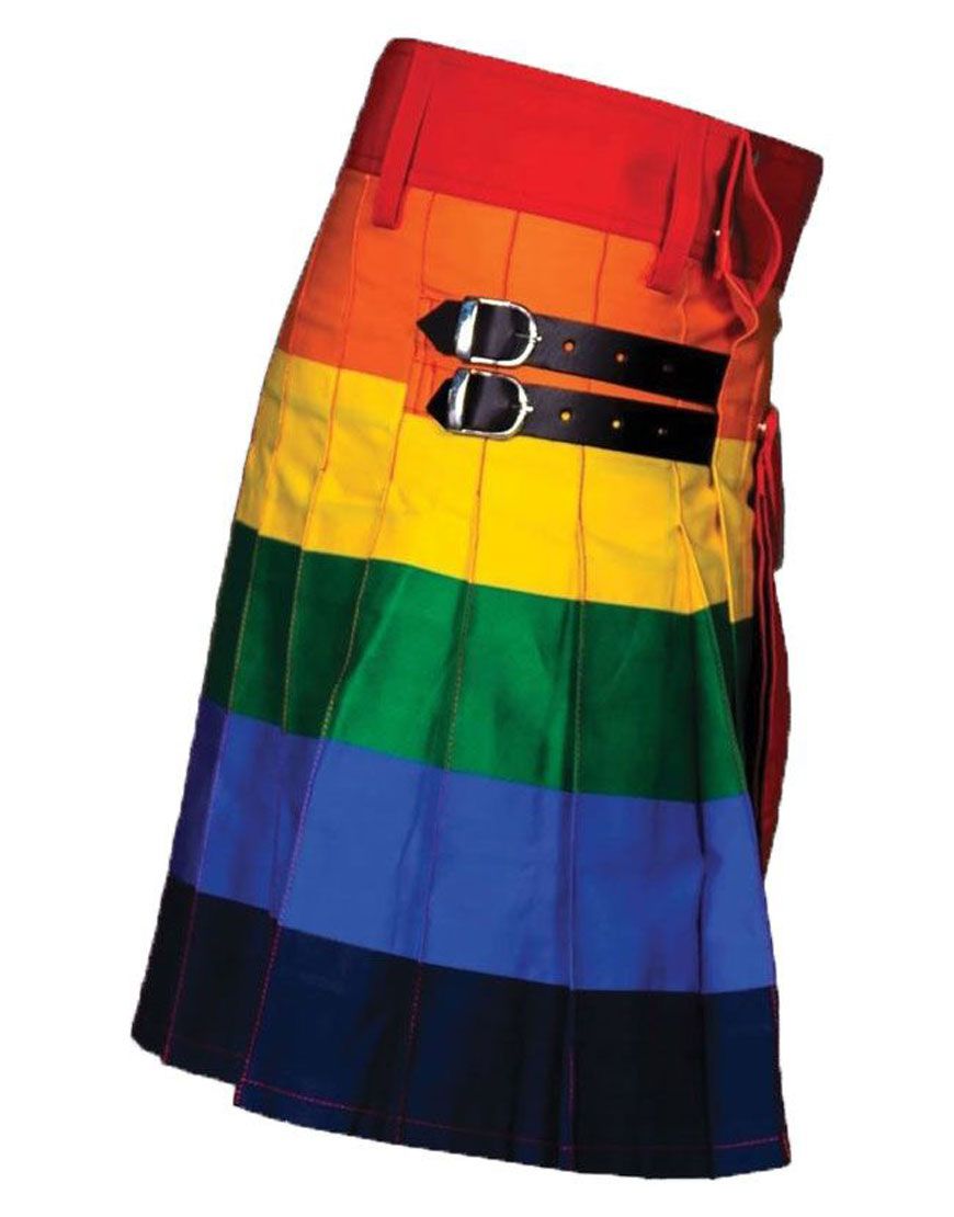 Pride Rainbow Hybrid Kilt
