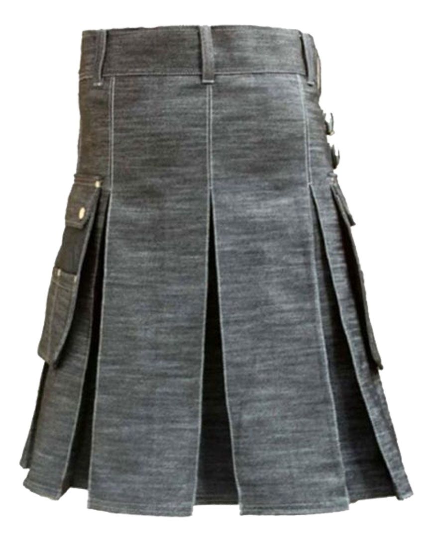 Pure Cowboy Denim Kilt	