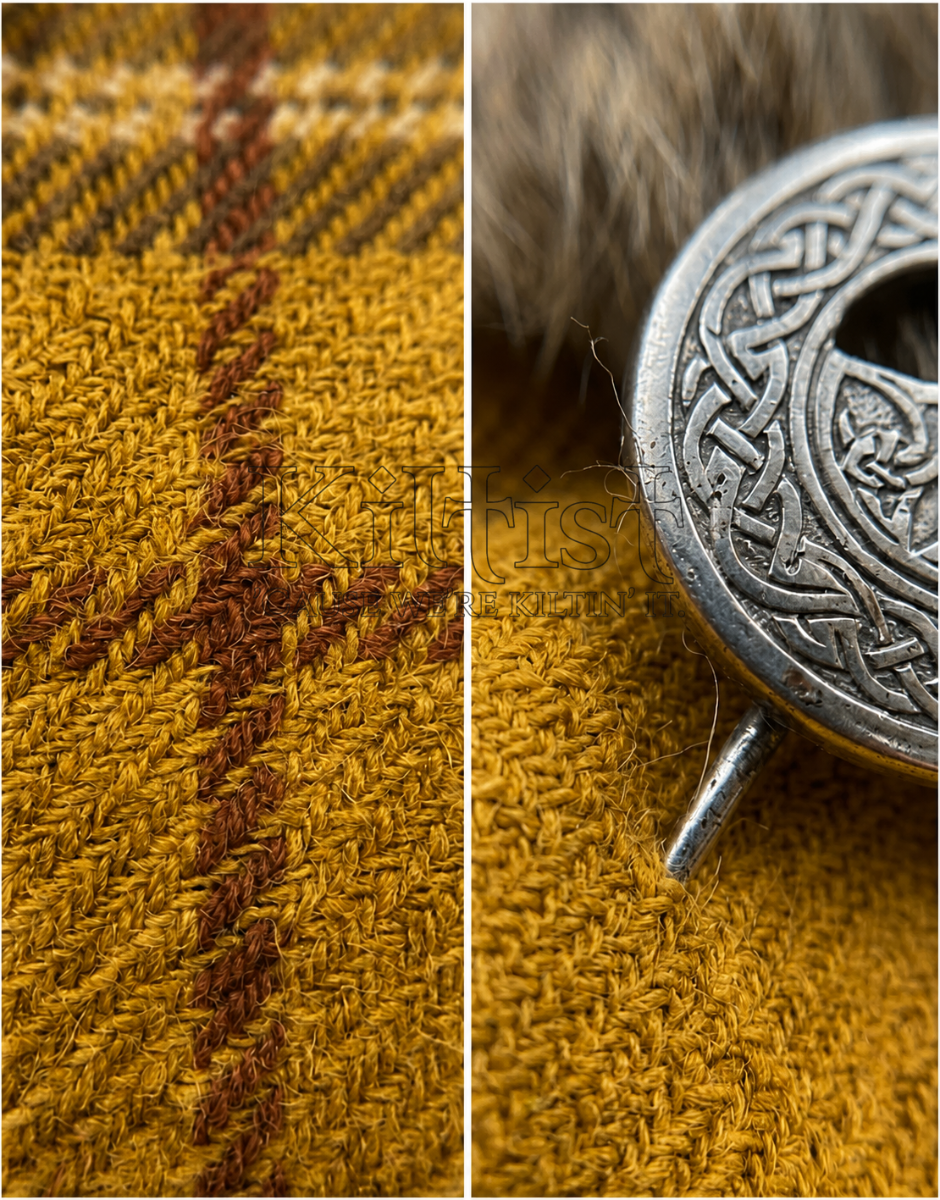 Royal Pumpkin Spice Tartan Men’s Kilt