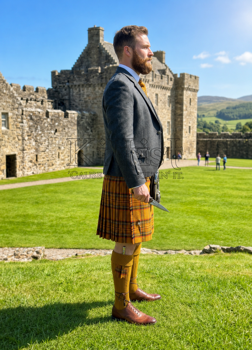 Men’s Royal Pumpkin Spice Tartan Kilt