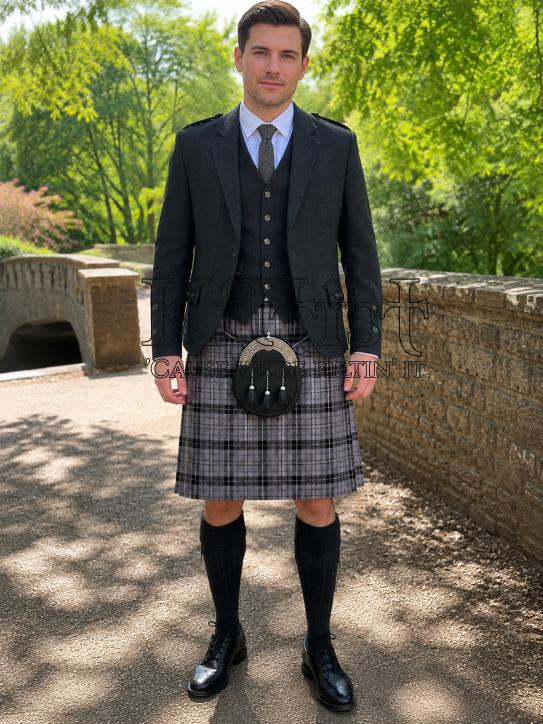 Snow Tartan Men Kilt
