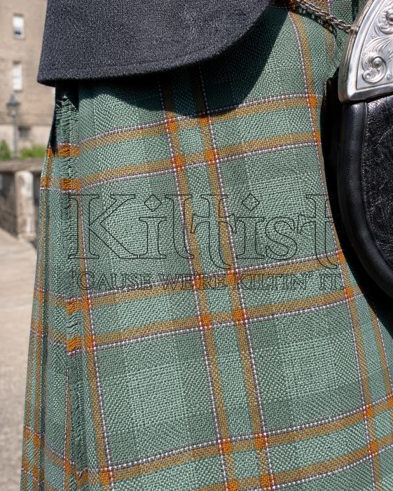 Glen Tartan Sage Kilt for Men