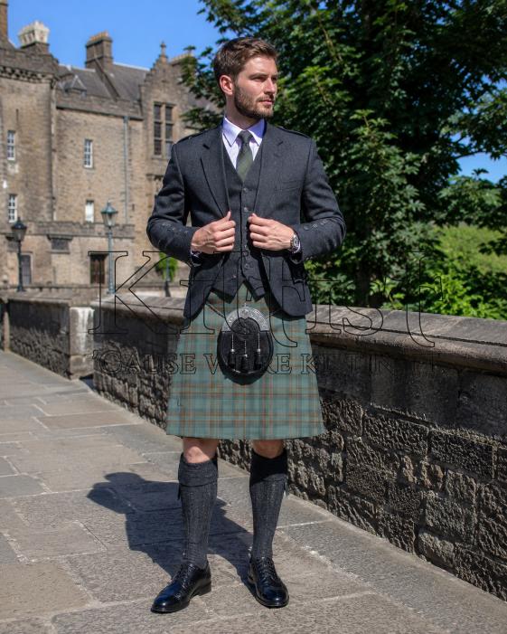 Sage Glen Kilt for Men Tartan