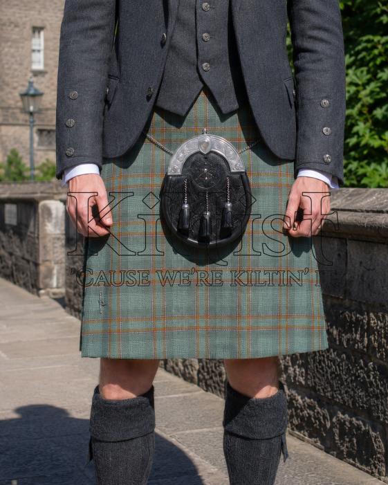 Sage Glen Tartan Kilt for Men