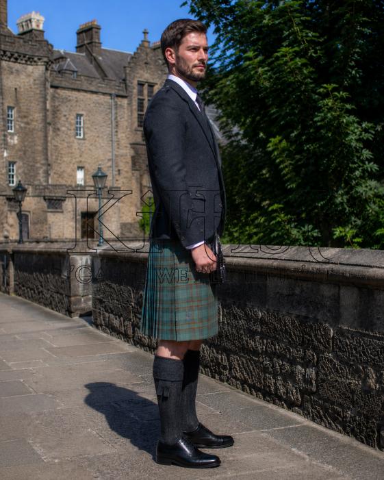 Tartan Sage Glen Kilt for Men