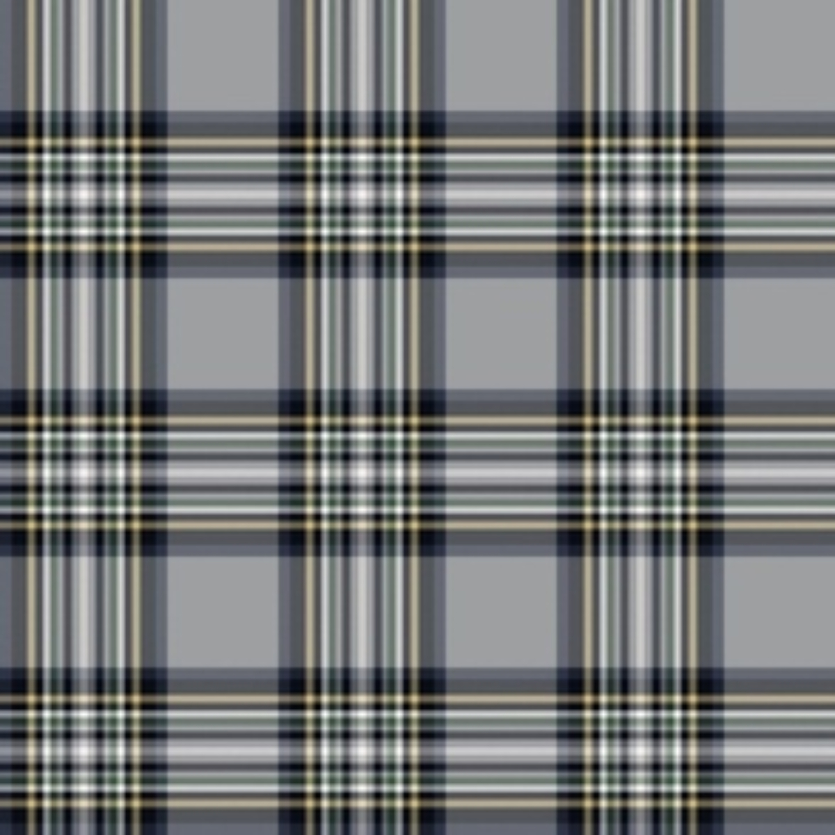 Grey Stewart Tartan Fabric