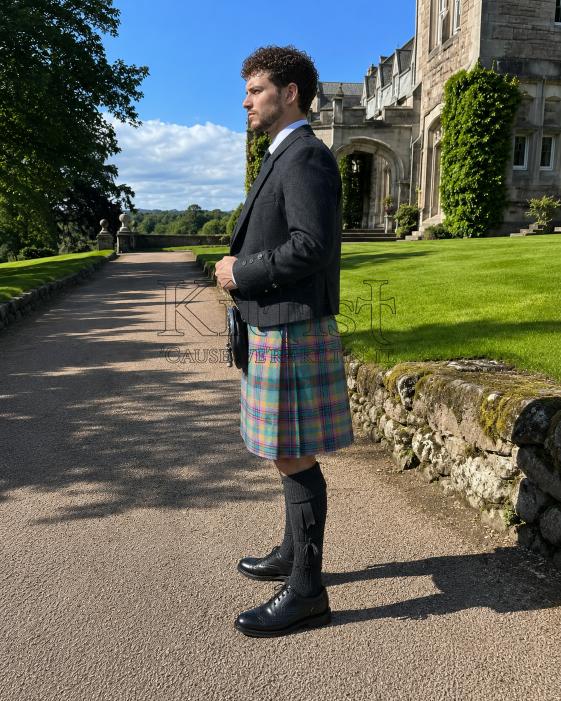 Tartan Kilt for Men – Spring Meadow