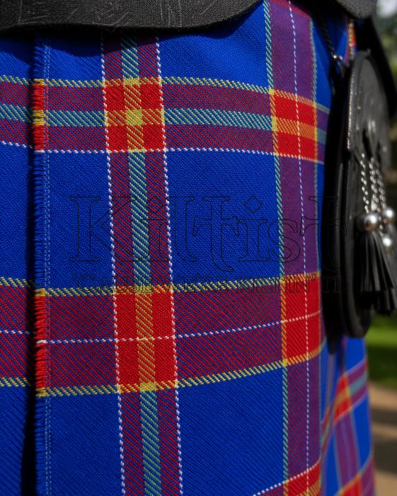Royal Heritage Blue Kilt for Men Tartan