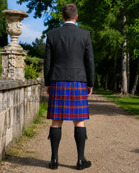 Blue Royal Heritage Tartan Kilt for Men