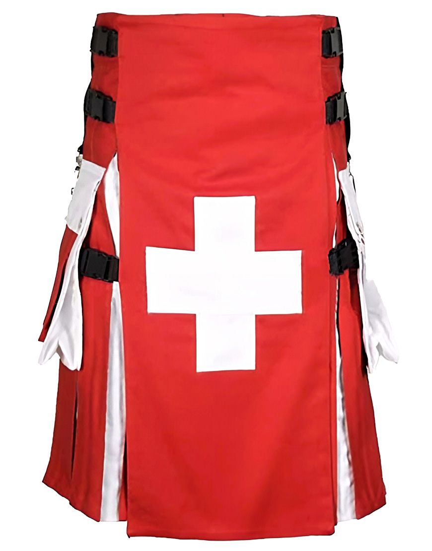 Swiss Flag Tactical Utility Kilt