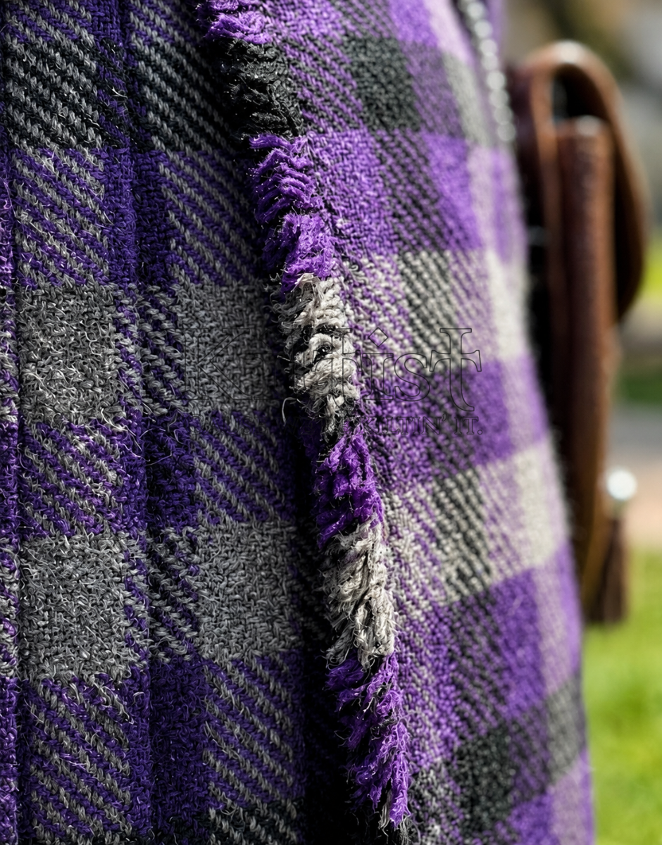 Texas Christian University Tartan Men’s Kilt