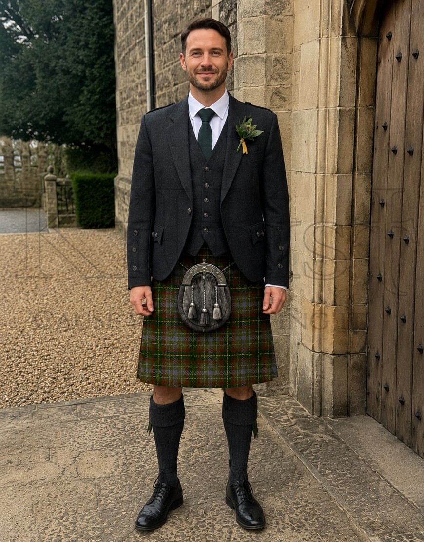 Traditional Devon Tartan Kilt