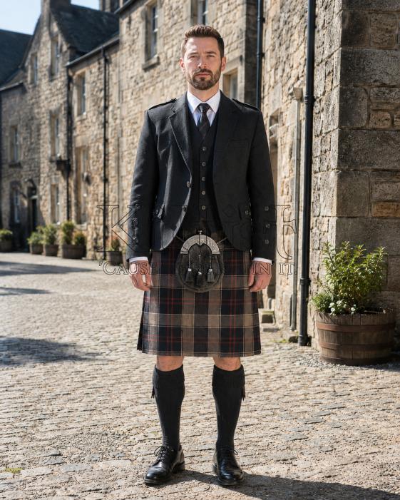 Midnight Heather Men’s Tartan Kilt