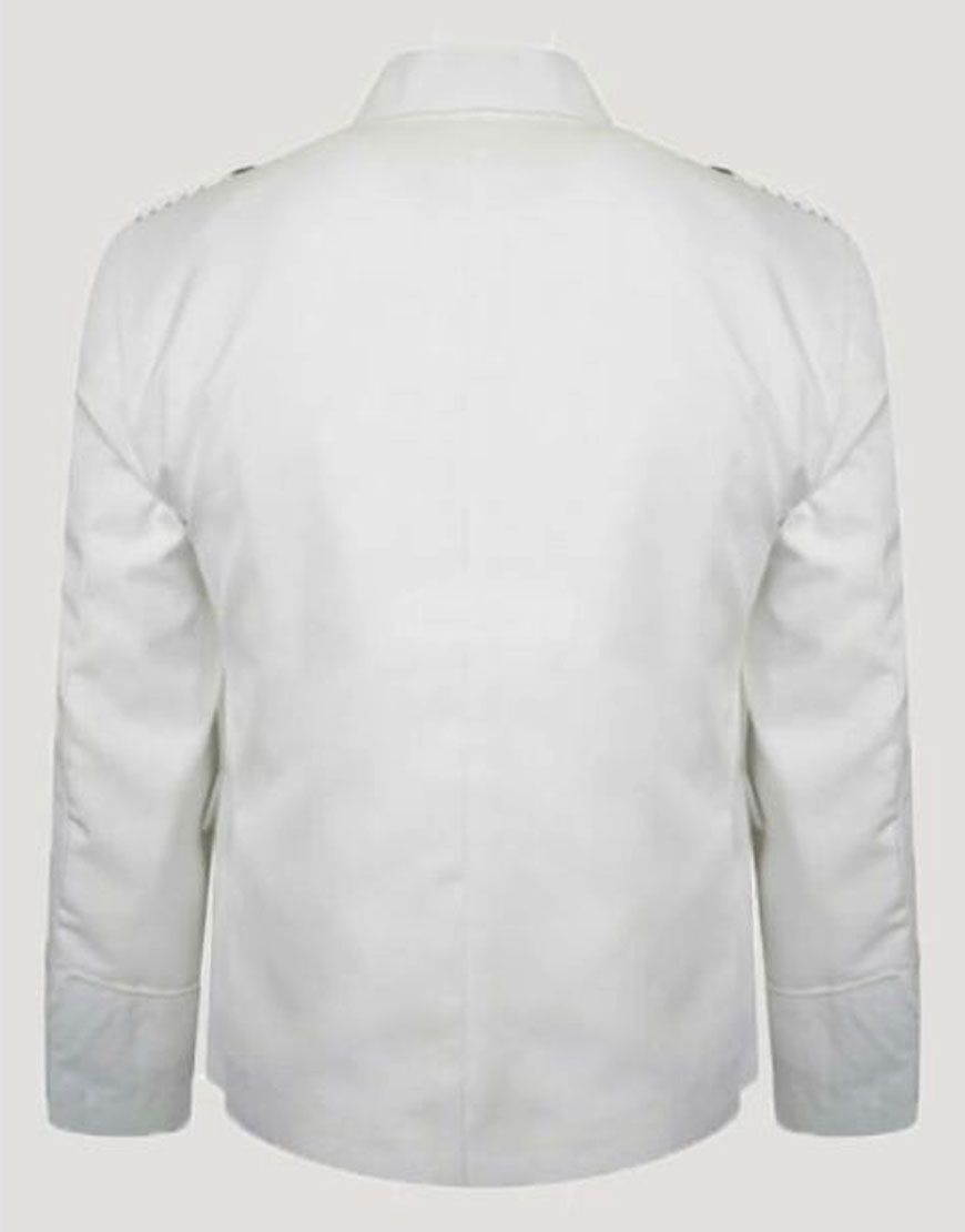 White Argyll Jacket And Vest - Made To Measure
