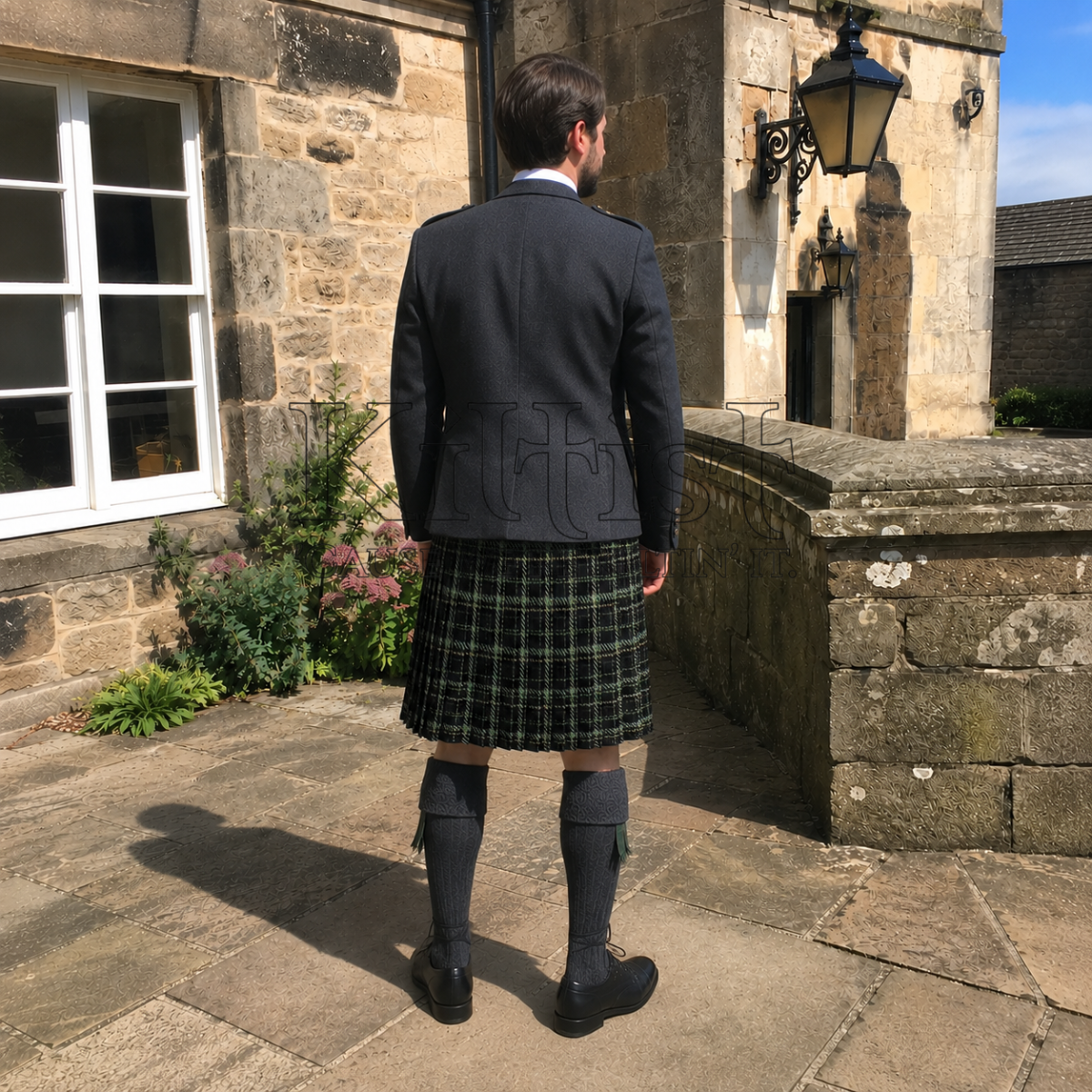 Kilt for Men in XBOB Tartan
