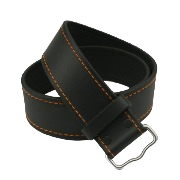 Black With Orange Stitches  + $25.00