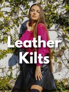 leather kilts women